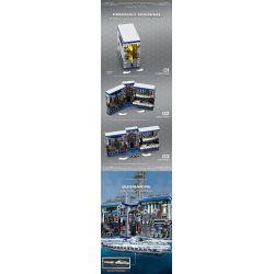 REOBRIX 66038 NHÀ MÁY U-BOAT bộ đồ chơi xếp lắp ráp ghép mô hình SUBMARINE FACTORY 3466 khối