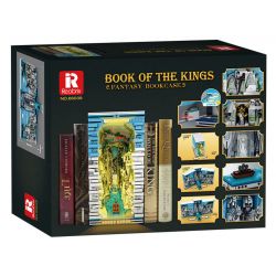 REOBRIX 66039 GIÁ SÁCH CỔNG NHÀ VUA bộ đồ chơi xếp lắp ráp ghép mô hình BOOK OF THE KINGS FANTASY BOOKCASE 3307 khối