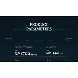 REOBRIX 99014 BẬC THẦY KIẾM bộ đồ chơi xếp lắp ráp ghép mô hình THE SWORD MASTERS 820 khối