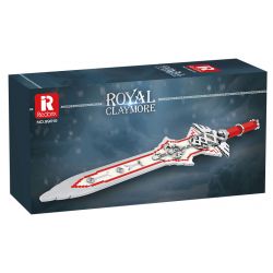REOBRIX 99015 ĐẠI KIẾM HOÀNG GIA bộ đồ chơi xếp lắp ráp ghép mô hình ROYAL CLAYMORE 981 khối