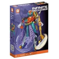 FORANGE FC1533 1533 TÂY DU KÝ MECHA 2.0 SHA MONK bộ đồ chơi xếp lắp ráp ghép mô hình 327 khối