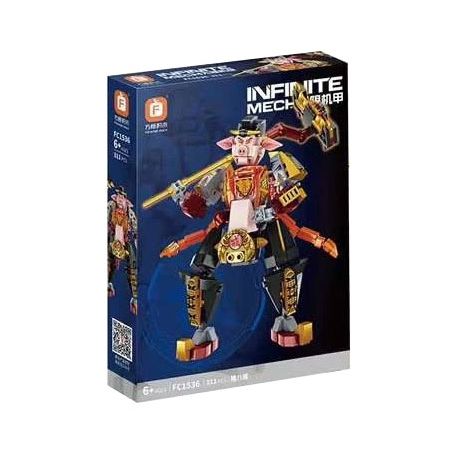 FORANGE FC1536 1536 TÂY DU KÝ 2.0 TRƯ BÁT GIỚI bộ đồ chơi xếp lắp ráp ghép mô hình 311 khối