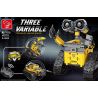 GAOMISI T4035 4035 BA ROBOT BIẾN HÌNH MÀU VÀNG bộ đồ chơi xếp lắp ráp ghép mô hình Technic THREE VARIABLE Kỹ Thuật Công Nghệ Cao Mô Hình Phương Tiện 632 khối