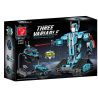 GAOMISI T4037 4037 BA ROBOT BIẾN HÌNH MÀU XANH bộ đồ chơi xếp lắp ráp ghép mô hình Technic THREE VARIABLE Kỹ Thuật Công Nghệ Cao Mô Hình Phương Tiện 642 khối