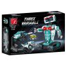 GAOMISI T4038 4038 BA ROBOT BIẾN HÌNH CYAN bộ đồ chơi xếp lắp ráp ghép mô hình Technic THREE VARIABLE Kỹ Thuật Công Nghệ Cao Mô Hình Phương Tiện 698 khối