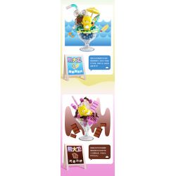JAKI JK6205 6205 CỬA HÀNG KEM DAVID XIONG YUANQI CỐC MỨT BERRY bộ đồ chơi xếp lắp ráp ghép mô hình