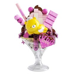 JAKI JK6208 6208 CỬA HÀNG KEM DAVID XIONG YUANQI CÚP SÔ CÔ LA bộ đồ chơi xếp lắp ráp ghép mô hình