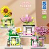 ZHEGAO 613021 QUÁN HOA BUD BEAR CẢNH PHỐ 4 KIỂU bộ đồ chơi xếp lắp ráp ghép mô hình STREET VIEW OF FLOWER SHOP