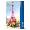 ZHEGAO 663010 THÁP EIFFEL ÂM NHẠC bộ đồ chơi xếp lắp ráp ghép mô hình MUSIC PARIS TOWER 720 khối