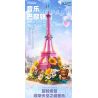 ZHEGAO 663010 THÁP EIFFEL ÂM NHẠC bộ đồ chơi xếp lắp ráp ghép mô hình MUSIC PARIS TOWER 720 khối