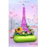 ZHEGAO 663010 THÁP EIFFEL ÂM NHẠC bộ đồ chơi xếp lắp ráp ghép mô hình MUSIC PARIS TOWER 720 khối