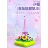 ZHEGAO 663010 THÁP EIFFEL ÂM NHẠC bộ đồ chơi xếp lắp ráp ghép mô hình MUSIC PARIS TOWER 720 khối