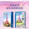 ZHEGAO 663010 THÁP EIFFEL ÂM NHẠC bộ đồ chơi xếp lắp ráp ghép mô hình MUSIC PARIS TOWER 720 khối