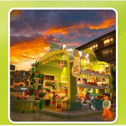 ZHEGAO 612009 CỬA HÀNG BÁNH CHUN YUN bộ đồ chơi xếp lắp ráp ghép mô hình 1131 khối