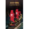 ZHEGAO 653001 CON TÀU CƯỚP BIỂN PHANTOM QUEEN bộ đồ chơi xếp lắp ráp ghép mô hình Pirates Of The Caribbean Cướp Biển Vùng Caribe 3399 khối