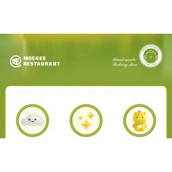 JAKI JK6218 6218 TIỆM BÁNH CỦA DAVID BEAR bộ đồ chơi xếp lắp ráp ghép mô hình BEAR DAVID'S BAKERY