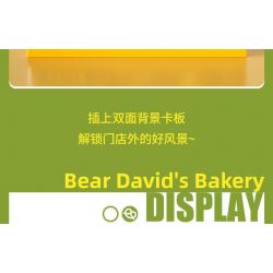 JAKI JK6218 6218 TIỆM BÁNH CỦA DAVID BEAR bộ đồ chơi xếp lắp ráp ghép mô hình BEAR DAVID'S BAKERY