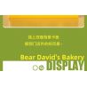 JAKI JK6218 6218 TIỆM BÁNH CỦA DAVID BEAR bộ đồ chơi xếp lắp ráp ghép mô hình BEAR DAVID'S BAKERY