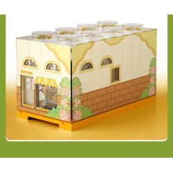 JAKI JK6218 6218 TIỆM BÁNH CỦA DAVID BEAR bộ đồ chơi xếp lắp ráp ghép mô hình BEAR DAVID'S BAKERY