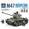Kazi KY82059 82059 XE TĂNG HẠNG TRUNG PATTON M47 bộ đồ chơi xếp lắp ráp ghép mô hình Military Army M47 MEDIUM TANK Quân Sự Bộ Đội 1449 khối