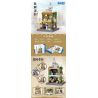 ZHEGAO LZ8289 8289 PHỐ CỔ TRUNG HOA DÂN QUỐC TIỆM LÀM TÓC bộ đồ chơi xếp lắp ráp ghép mô hình BARBER SHOP 894 khối