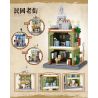 ZHEGAO LZ8289 8289 PHỐ CỔ TRUNG HOA DÂN QUỐC TIỆM LÀM TÓC bộ đồ chơi xếp lắp ráp ghép mô hình BARBER SHOP 894 khối