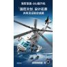 SEMBO 202249 MỘT QUỐC GIA HÙNG MẠNH TRỰC THĂNG Z-20J CỦA HẢI QUÂN bộ đồ chơi xếp lắp ráp ghép mô hình Movie & Game Phim Và Trò Chơi 550 khối