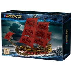 BAKA TECHNOLOGY 33306 SỰ TRẢ THÙ CỦA NỮ HOÀNG GIA bộ đồ chơi xếp lắp ráp ghép mô hình Pirates Of The Caribbean Cướp Biển Vùng Caribe 4469 khối