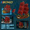 BAKA TECHNOLOGY 33306 SỰ TRẢ THÙ CỦA NỮ HOÀNG GIA bộ đồ chơi xếp lắp ráp ghép mô hình Pirates Of The Caribbean Cướp Biển Vùng Caribe 4469 khối