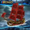 BAKA TECHNOLOGY 33306 SỰ TRẢ THÙ CỦA NỮ HOÀNG GIA bộ đồ chơi xếp lắp ráp ghép mô hình Pirates Of The Caribbean Cướp Biển Vùng Caribe 4469 khối