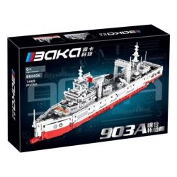 BAKA TECHNOLOGY BK6606 6606 TÀU TIẾP TẾ TỔNG HỢP 903A bộ đồ chơi xếp lắp ráp ghép mô hình Technic Kỹ Thuật Công Nghệ Cao Mô Hình Phương Tiện 1469 khối