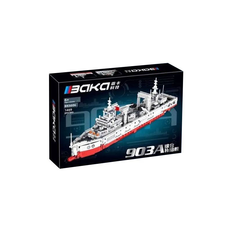 BAKA TECHNOLOGY BK6606 6606 TÀU TIẾP TẾ TỔNG HỢP 903A bộ đồ chơi xếp lắp ráp ghép mô hình Technic Kỹ Thuật Công Nghệ Cao Mô Hình Phương Tiện 1469 khối