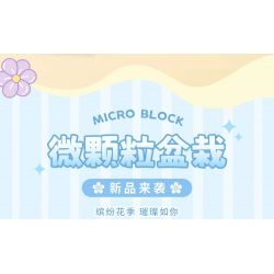 LOZ 8839 8840 8841 8842 CHẬU CÂY TRỒNG BẰNG ĐẦU NGÓN TAY bộ đồ chơi xếp lắp ráp ghép mô hình 1480 khối