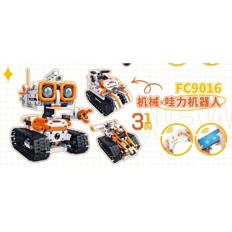 FORANGE FC9016 9016 ÔI ROBOT 3IN1 bộ đồ chơi xếp lắp ráp ghép mô hình Technic Kỹ Thuật Công Nghệ Cao Mô Hình Phương Tiện 560 khối