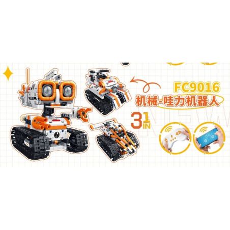 FORANGE FC9016 9016 ÔI ROBOT 3IN1 bộ đồ chơi xếp lắp ráp ghép mô hình Technic Kỹ Thuật Công Nghệ Cao Mô Hình Phương Tiện 560 khối