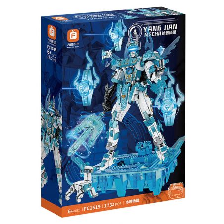 FORANGE FC1519 1519 TÂY CƠ KHÍ BĂNG HỒN DƯƠNG KIỆN bộ đồ chơi xếp lắp ráp ghép mô hình 1732 khối