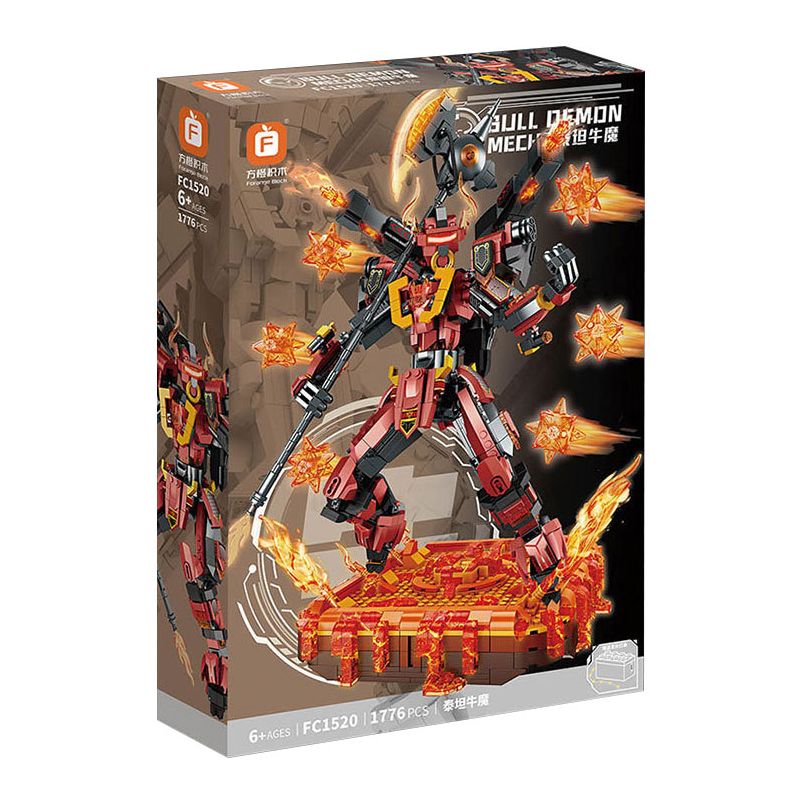 FORANGE FC1520 1520 HÀNH TRÌNH VỀ PHƯƠNG TÂY MECHA TITAN BULL DEMON bộ đồ chơi xếp lắp ráp ghép mô hình 1776 khối