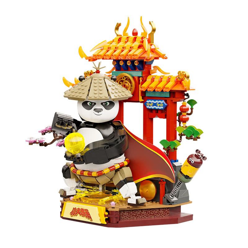 PANTASY 86509 KUNG FU PANDA 4 CHIẾN BINH RỒNG bộ đồ chơi xếp lắp ráp ghép mô hình Movie & Game Phim Và Trò Chơi 1269 khối