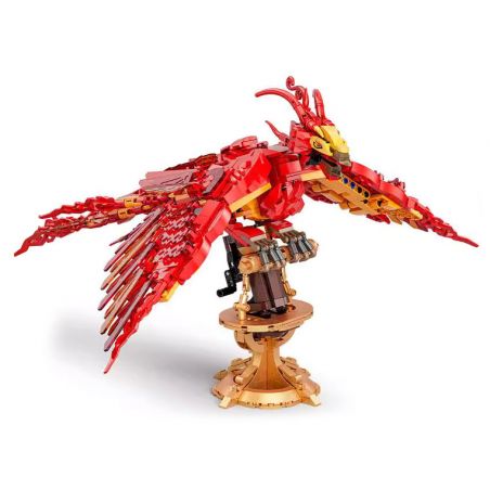 DK 7032 PHƯỢNG HOÀNG RỰC LỬA bộ đồ chơi xếp lắp ráp ghép mô hình Harry Potter FIRE PHOENIX Chú Bé Phù Thủy 938 khối