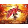 DK 7032 PHƯỢNG HOÀNG RỰC LỬA bộ đồ chơi xếp lắp ráp ghép mô hình Harry Potter FIRE PHOENIX Chú Bé Phù Thủy 938 khối