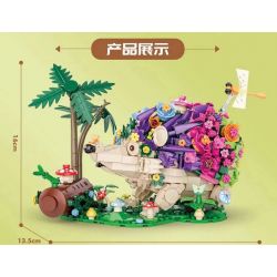 DK 6018 NHÍM KIẾM ĂN bộ đồ chơi xếp lắp ráp ghép mô hình Creator HEDGEHOG Sáng Tạo 988 khối