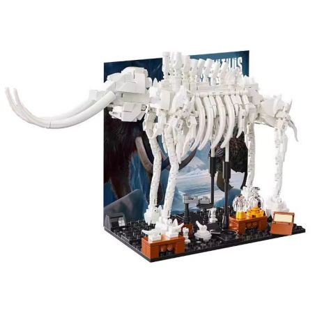 DK 5027 BẢO TÀNG KỶ BĂNG HÀ bộ đồ chơi xếp lắp ráp ghép mô hình Creator ICEAGE MUSEUM Sáng Tạo 928 khối