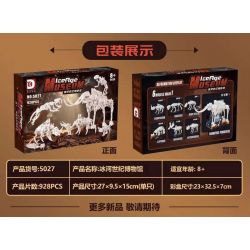 DK 5027 BẢO TÀNG KỶ BĂNG HÀ bộ đồ chơi xếp lắp ráp ghép mô hình Creator ICEAGE MUSEUM Sáng Tạo 928 khối