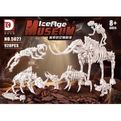 DK 5027 BẢO TÀNG KỶ BĂNG HÀ bộ đồ chơi xếp lắp ráp ghép mô hình Creator ICEAGE MUSEUM Sáng Tạo 928 khối