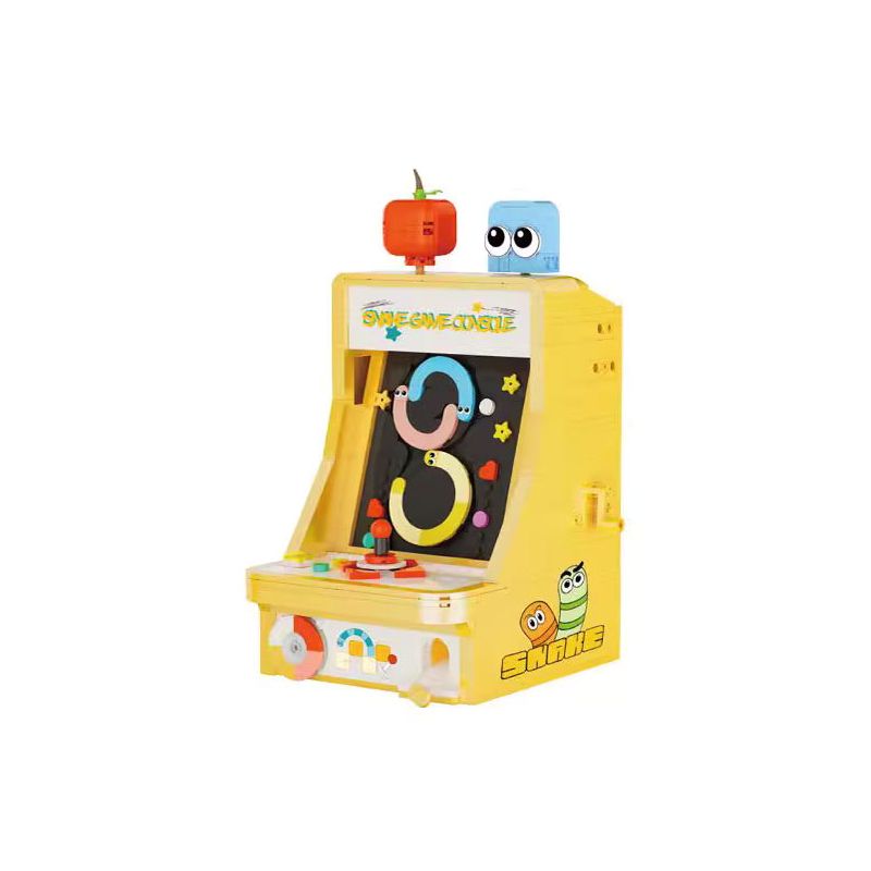 DK 5017 BẢNG ĐIỀU KHIỂN TRÒ CHƠI RẮN bộ đồ chơi xếp lắp ráp ghép mô hình SNAKE GAMECONSOLE 800 khối