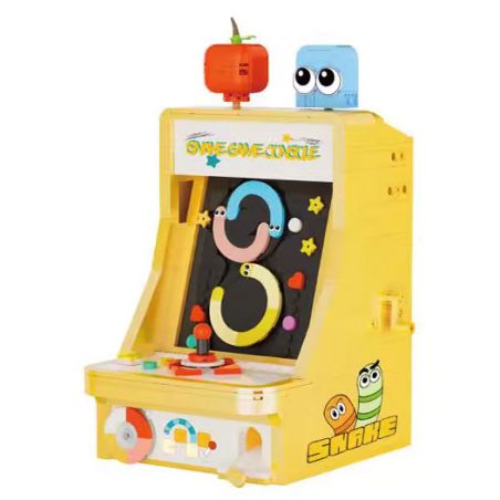 DK 5017 BẢNG ĐIỀU KHIỂN TRÒ CHƠI RẮN bộ đồ chơi xếp lắp ráp ghép mô hình SNAKE GAMECONSOLE 800 khối