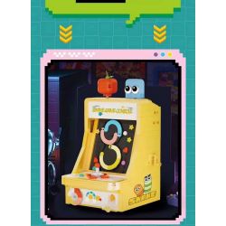 DK 5017 BẢNG ĐIỀU KHIỂN TRÒ CHƠI RẮN bộ đồ chơi xếp lắp ráp ghép mô hình SNAKE GAMECONSOLE 800 khối