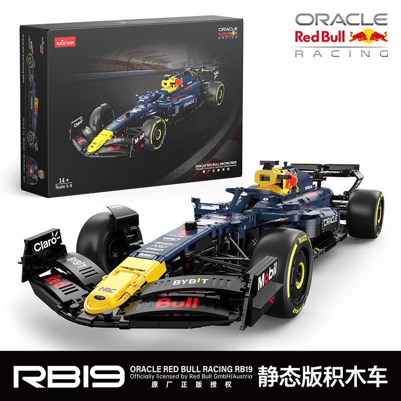 RASTAR 92400 92410 XE ĐIỀU KHIỂN TỪ XA CÔNG THỨC RED BULL F1 RB19 tỷ lệ 1:8 bộ đồ chơi xếp lắp ráp ghép mô hình Technic Kỹ Thuật Công Nghệ Cao Mô Hình Phương Tiện