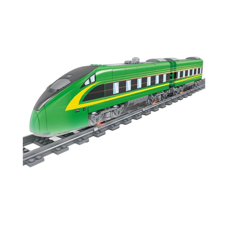 Kazi KY98276 98276 ĐƯỜNG SẮT CAO TỐC HULK bộ đồ chơi xếp lắp ráp ghép mô hình City HULK HIGH SPEED RAIL Thành Phố 431 khối