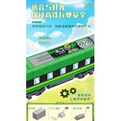 Kazi KY98276 98276 ĐƯỜNG SẮT CAO TỐC HULK bộ đồ chơi xếp lắp ráp ghép mô hình City HULK HIGH SPEED RAIL Thành Phố 431 khối